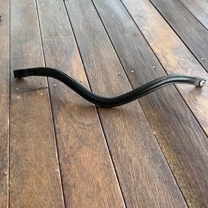 black thick brow band dressage